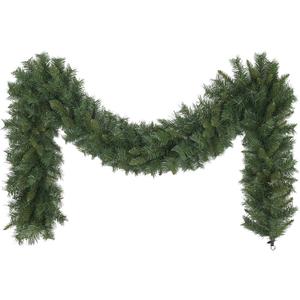 9 ft x 10" Round Valley Pine Garland, 118", Green
