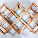 Freestanding Stackable Wine Rack Organizer for Countertop and Cabinets with Foldable Design and Scratch-Resistant Protector