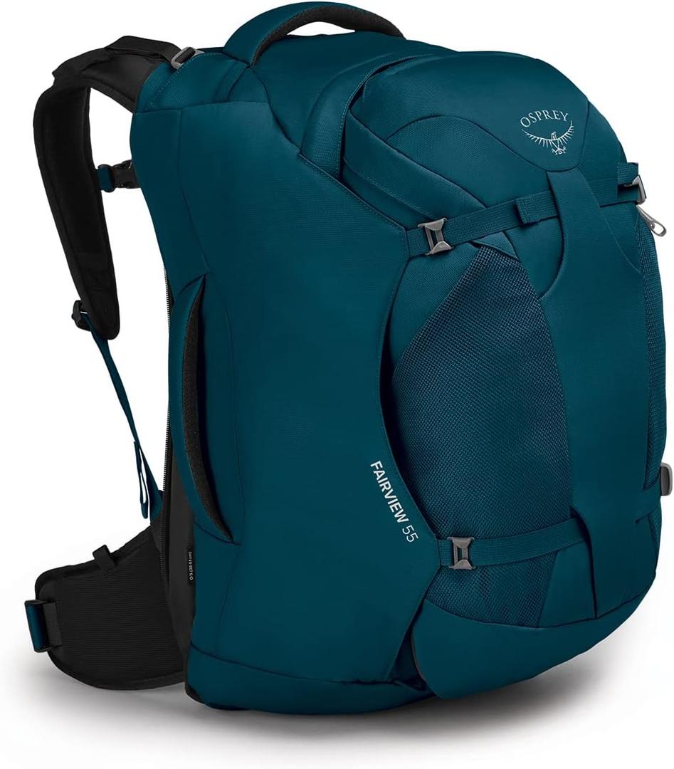 Osprey Fairview 55L Women's Travel Backpack, Night Jungle Blue