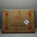 Wood Mirrors for Bathroom Over Sink 20x30 Inch, Rustic Wooden Framed Vanity Wall Mirror with Tempered Glass Farmhouse Bathroom & Entryway Decor (Light Brown)