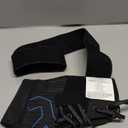 Rakiie Quick Lace Up Ankle Brace with 2 Metal Support Stays, Breathable Stabilizer for Sprained Ankle, Slim Fit Ankle Support for Men & Women, Sports, Running, Basketball (Black, M)