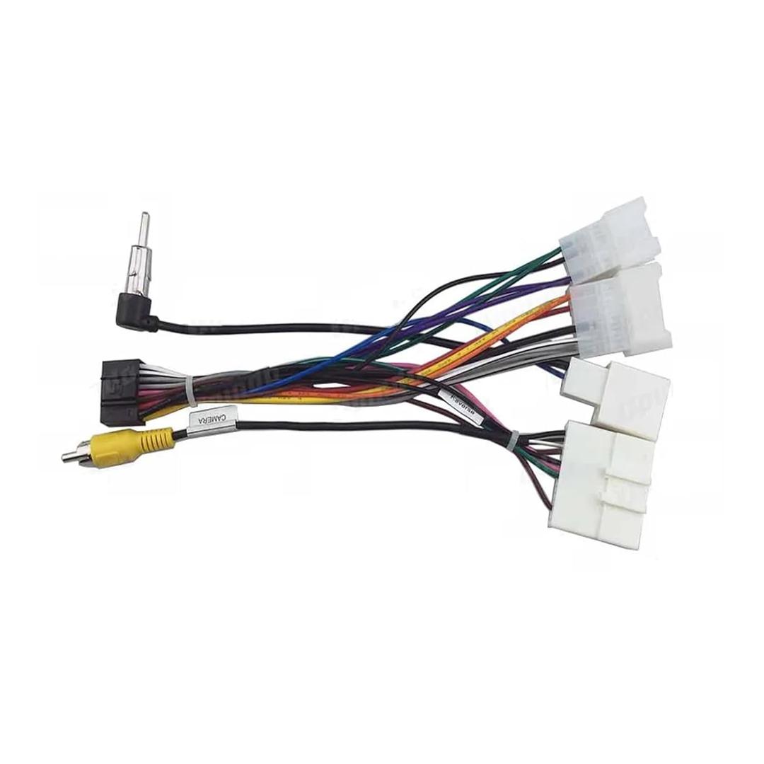 16pin Car Radio Stereo Power Retrofit Wiring Harness Adapter fits for Subaru Outback Legacy 2008-2013 Support Factory OEM Backup Camera