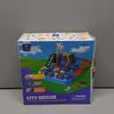 Hahaland 3 Year Old Boy Toys - Race Track Toys, Car Toy for Boys 3-4, Puzzle Track Rescue Racer Game with Magnetic Helicopter, STEM Learning, Montessori, Toddler