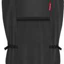 Porch Shield Outdoor Charcoal Kamado Joe Grill Cover Waterproof 600D Rond Smoker Cover Fits 22-24 inch Big Green Egg Char-Griller Char-Broil and Most Kettle Grill 36" Dia x 45" H, Black