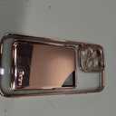 Meifigno for iPhone 16 Pro Max Case Wallet (3-4 Cards & Cash), Built-in Mirror & Kickstand, Surround Raised Lens Protection, Metal Plating Glossy for 16 Pro Max Case with Card Holder Women, Rose Gold