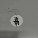 Life is Better on The Farm - Farm Animal Stack Ceramic Ornament, Cow, Sheep, Pig, Chicken Farm Christmas Ornament (C1)