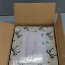 Comfort Spaces 100% Cotton Sheets Queen, Breathable, Naturally Cool Cotton Sheets, Cotton Bed Sheets with 14" Elastic Pocket Fits up to 16" Mattress, All Seasons Sheet Set, Bow Black/ Taupe 4 Piece