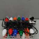 Formosa Lights C9 26ft Indoor/Outdoor Opaque Multi-Color LED Christmas String Lights with 25 Bulbs and E17 Base | 120V, 0.6W