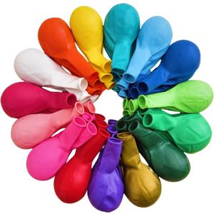 300 Pcs 12 Inch Balloons 15 Kinds Colors Latex Colorful Party Balloon Bulk for Various Party Events Decorations