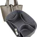 Lckaey picotin 18 bag insert Organizer insert for picotin strap 1098grey-S (PC18/6.3*4.33*3.54in)