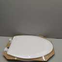 Bemis 1500EC 390 Lift-Off Wood Elongated Toilet Seat, Cotton White (Pack of 1)