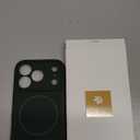 Miracase Magnetic for iPhone 17 Pro Case, Compatible with MagSafe, Integrated Silicone Camera Control Cover, 3.0mm Thicken Shockproof Drop Protection Phone Case for 17 Pro,Dark Green