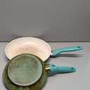 GreenPan Rio Healthy Ceramic Nonstick 8" and 10" Frying Pan Skillet Set, PFAS-Free, Dishwasher Safe, Turquoise