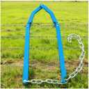 Fence Fixer, Fence Stretcher,Heavy Duty-Barbed Wire Fence Tools,Barb Wire Stretcher(SkyBlue, Large)