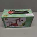 Apple Peeler Corer, Long lasting Chrome Cast Magnesium Alloy Apple Peeler Slicer Corer with Stainless Steel Blades and Powerful Suction Base for Apples and Potatoes(Red)