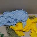 DeZerlor 20 Pack Easter Cheesecloth Napkins Easter Cloth Napkins Set of 20 Boho Cotton Gauze Napkins Bulk 21x21 Inches for Weddings Bridal Baby Shower Birthday Parties Spring Decor (Yellow& Baby Blue& Lilac& Sage Green)