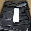 Tasker 44-45 Gallon Trash Bags Heavy Duty, (Value 100 Bags w/Ties) Extra Large Black Trash Bags - 39 Gallon - 40 Gallon - 42 Gallon - 45 Gallon - Large Black Garbage Bags Heavy Duty (100 Count (Pack of 1))