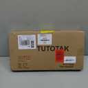 TUTOTAK Small Side Table, Narrow End Table, Skinny Sofa Table, Slim Nightstand, Couch Table, Living Room, Bed Room, White TB01BW062 (2-Tier7.9"D x 15.8"W x 22.5"H)
