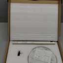 Paper Towel Holder Countertop, Standing Paper Towel Roll Holder for Kitchen Bathroom, with Weighted Marble Base for One-Handed Operation (White), White Marble Paper Towel Holder