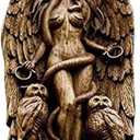 Decorative Goddess Resin Statue, Nature Figurine, 8.66 x 3.54 x 1.18 inches, Hecate Statue