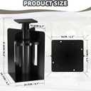 In-Ground Umbrella Base, 2200lbs Capability In-Ground Umbrella Holder, Outdoor Umbrella Stand for Offset Cantilever Umbrellas, Six-Blade