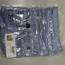 Goranbon Womens High Waisted Jean Shorts Straight Leg Raw Hem Retro Denim Shorts Summer Hot Pants with Pockets (Blue)