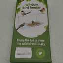 Clear Window Bird Feeder - Sturdy & Easy to Install with Strong Suction Cups-Detachable Design for Effortless Cleaning-Perfect Wildlife Watching by Cats, Kids & Elderly-Window Bird Feeders for Outside