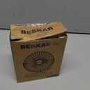 BESKAR Clip on Fan, Portable Small Desk Fans with Strong Airflow, 3 Speeds with Personal Fans Sturdy Clamp, Quiet Desk Fan & Clip Fan with USB Cord Powered - No Battery (Sky Blue)