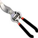 GARDEN GURU Classic Bypass Pruning Shears Clippers Heavy Duty Forged Steel Garden Pruners Safety Lock Non Slip Comfort Grips Cuts up to 1 Diameter Professional Bypass Pruners for Gardening