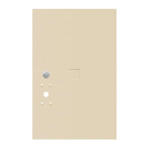 Salsbury Industries 3756SAN Replacement Parcel Locker Door and Tenant Lock for Standard 6 H 4C Horizontal Parcel Locker with Keys, Sandstone
