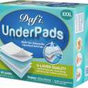 DAFI Disposable Bed Pads Extra Large 36”x 36”(40 Count) Adult Incontinence Underpads, Effective Odor Control Pee Pads, Chucks Pads, Super Absorbent Protection for Elderly, Adults, Baby