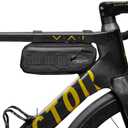 Compact Bike Frame Bag  Midnight Black | Weather-Resistant, Waterproof Zippers & Dual-Sided Access for Road, MTB, and Ebike Frames
