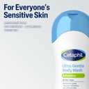 Cetaphil Ultra Gentle Refreshing Body Wash, Refreshing Scent For Dry to Normal, Sensitive Skin, 16.9oz Pack of 2, with Aloe Vera, Calendula, Vitamin B5, Hypoallergenic, Dermatologist Tested