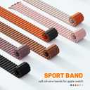 Magnetic Sport Bands for Apple Watch Band 40mm 38mm 41mm 42mm 44mm 45mm 46mm iWatch bands for Women Men,Silicone Loop Strap Wristband for Apple Watch Series 11 10 9 8 7 6 5 4 3 SE 3/2nd Ultra/3/2 49mm