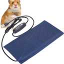 Small Reptile Heating Pad Reptiles, 6x3 inch USB Reptile Heat Pad with 3 Level Adjustable Function Small Animal Heating Pad USB Heating Pad Pet Terrarium Heat Mat for Pets Seedling Small Animals