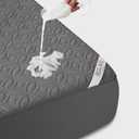 BEDLORE Waterproof Mattress Protector, RV Queen Size Mattress Pad Noiseless with Deep Pocket 6"-18" Depth, Soft Breathable Dirt-Proof Bed Mattress Cover Washable (Gray)