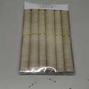 VCVCOO Placemats Set of 6 - Durable Beige & Yellow Woven Plastic Vinyl Place Mats for Dining Table Deco, Heat Resistant Anti-Slip Table Mats Wipeable Easy to Clean (17.7 x 11.8 inch)