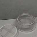 2 Pack Lazy Susan Organizer, 9.5 Inch, 10.7 Inch Lazy Susan Turntable for Cabinet, Turntable Organizer for Pantry Organizers and Storage, Non-Skid Fridge Organizer, Clear