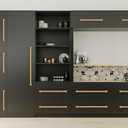 3818 10 Pack 6.3inch(160MM) Champagne Bronze Cabinet Pulls,Champagne Gold for Kitchen Cabinet Handles,Kitchen Handle for Cabinets Cupboard Handles Drawer Pulls