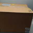 Outdoor White Wicker End Table