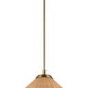 Kichler Bekah Convertible Pendant Light, Rattan Shade, Bronze
Boho convertible pendant light with opal glass for living and dining rooms (11.75" x 24.25"), 52730CPZ