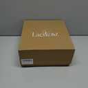 Faux Suede Platform Fuzzy Snow Boots Round Toe Hippy Winter Boots Slip On Knee High Chunky Heel Fur Tall Boots for Women (8, Chestnut Mid)