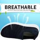 Apawwa Kids Lightweight Slip On Running Shoes - Pink/Blue/Navy/Black Walking Shoes for Toddler/Little Kids/Big Kids