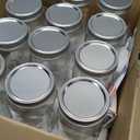 Accguan 32oz Mason Jars with Lids, Wide Mouth Mason Jars,Food Storage Container Excellent Choice for Honey,Drinking,Spice Jars,Canned Goods,DIY Projects,Jam,Wedding Favors,Canning Jars set of 12Pack