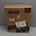 SEE SPRING XLarge Shoe Storage Box Fit Size 11, Clear Plastic Stackable Shoe Organizer for Closet, Space Saving Foldable Shoe Rack Sneaker Container Bin Holder, 12 Pack Clear