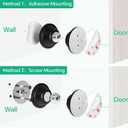 NiHome RV Magnetic Door Stop for Door Holding & Stopping, Easy Install Non-Obtrusive Design, Flexible Mounting Options for Older Homes & Uneven Doors, Protects Walls, Suitable for All Rooms (1PC)