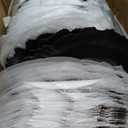 fani 100 Pcs Rose Gold Charger Plates Bulk, 13 Inch Reef Wedding Chargers for Dinner Plate, Round Plastic Reusable Ruffled Rim Decorative for Table Setting, Parties, Wedding, Events