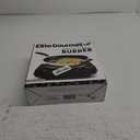 Elite Gourmet ESB-301BF Countertop Single Cast Iron Burner, 1000 Watts Electric Hot Plate, Temperature Controls, Power Indicator Lights, Easy to Clean, Black