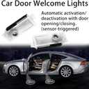 3 x 4 Pack Car Door Lights Logo Projector, LED Door Projector Lights Compatible with 1/3/4/5/6/7/X1/X2/X3/X4/X5/X6/M/Z/GT Series Car Accessories, Puddle Lights Ghost Shadow Welcome Light