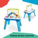 Baby Einstein Curiosity Table Activity Play Station, Montessori Floor Toy and Interactive Workbench, 12 Months and Up